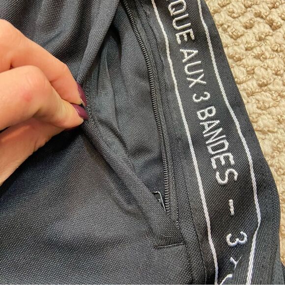 Adidas‎ Youth Side Stripe Japanese Writing Track Pants Size Youth Medium Black - Picture 6 of 12